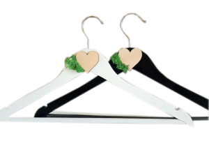 Wieszaki ślubne rustykalne z mchem