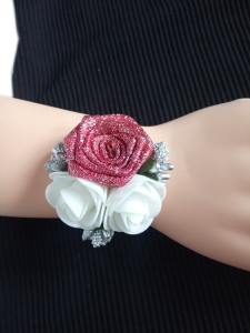 K27 _M * Kotylion na rękę na ślub, studniówkę, połowinki  