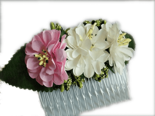 TOPASS DEKORACJE GRZEBIEŃ G15 Z RÓŻOWYMI I BIAŁYMI KWIATKAMI1.PNG