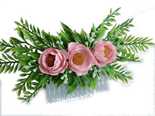 TOPASS DEKORACJE GRZEBIEŃ G11 Z RÓŻOWYMI KWIATKAMI4.PNG