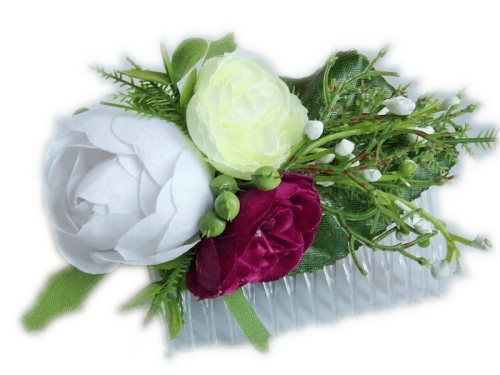 TOPASS DEKORACJE GRZEBIEŃ G14 Z PEONIĄ FIOLETOWYM KWIATKIEM3.PNG