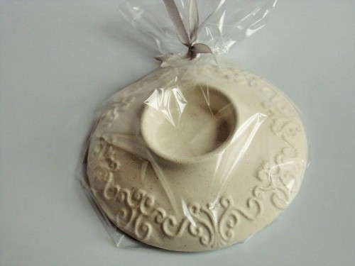 topass dekoracje podziękowanie świecznik z kolorową tasiemką11.jpg