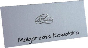Winietka perłowa ze srebrnymi obrączkami