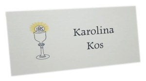 WK12 * Winietka na Komunię z kielichem