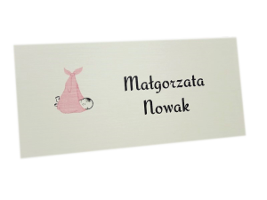 WA14B * Winietka na chrzest, chrzciny 