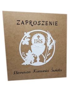 ZK29B * Zaproszenie na Pierwszą Komunię Świętą 