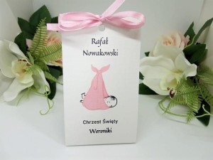 WA18B  * Podziękowanie + winietka na chrzest